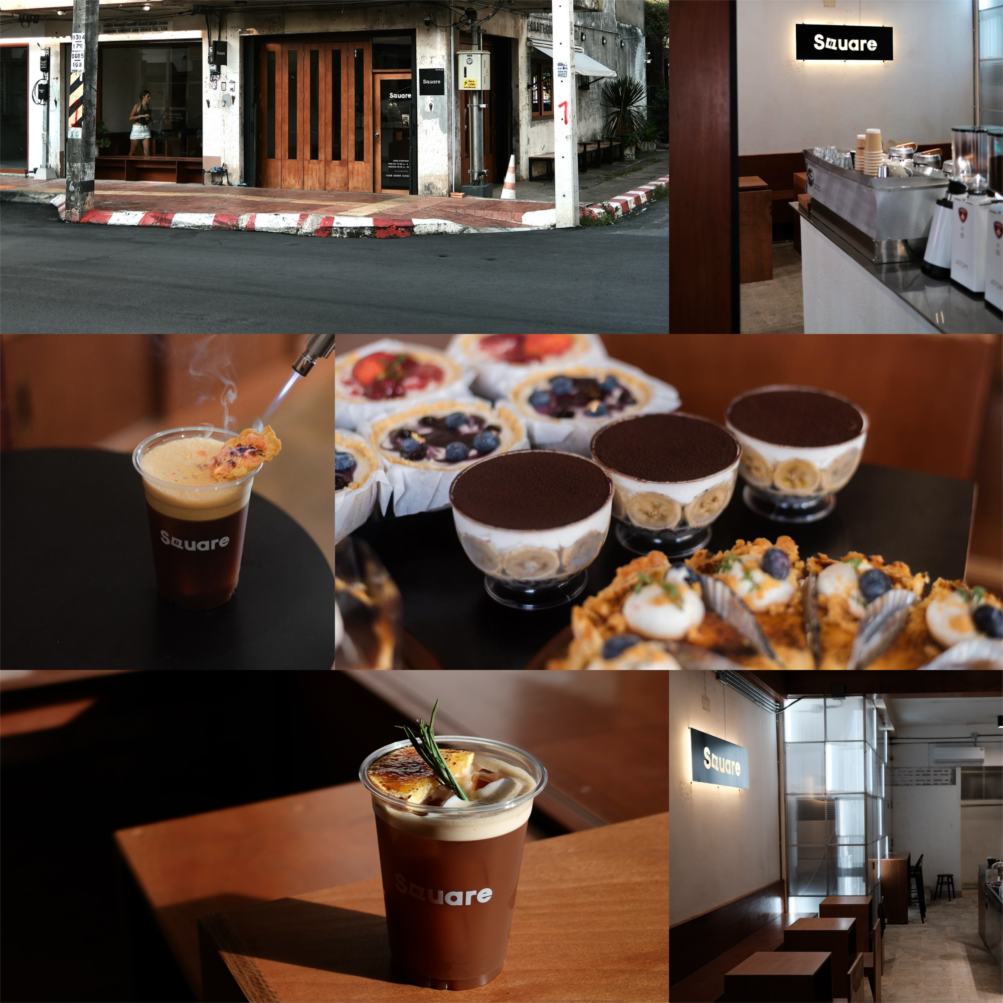 Square coffee and space